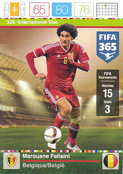 Marouane Fellaini Belgium 2015 FIFA 365 International Star #328